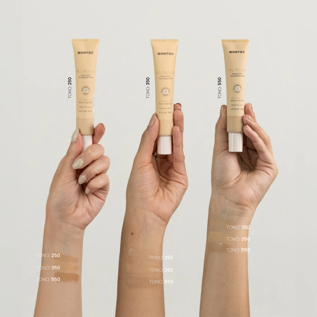 Base humide healthy foundation de Montoc para maquillaje diario - Image 22