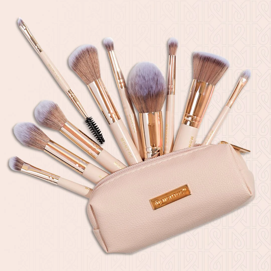 Kit mini brochas viajero nude - Image 3