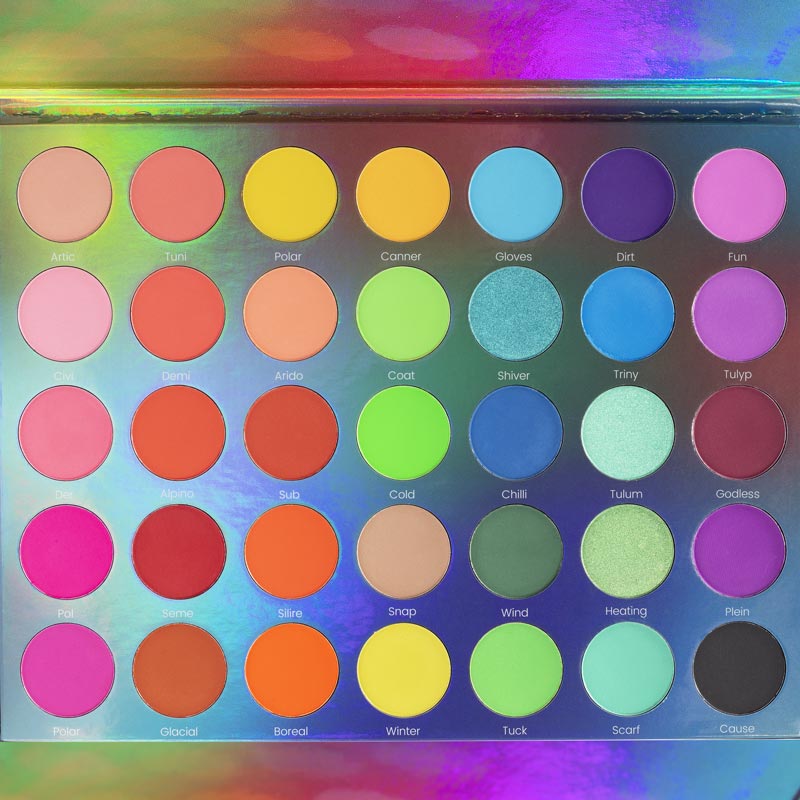 Paleta de sombras Ártica 35 tonos - Image 6